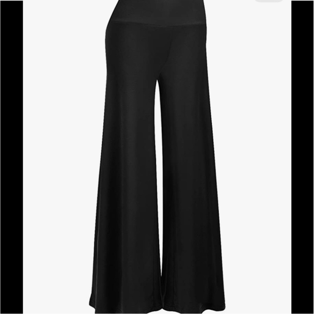 Women's Black Wide-Leg Pants XL - Picture 6 of 6
